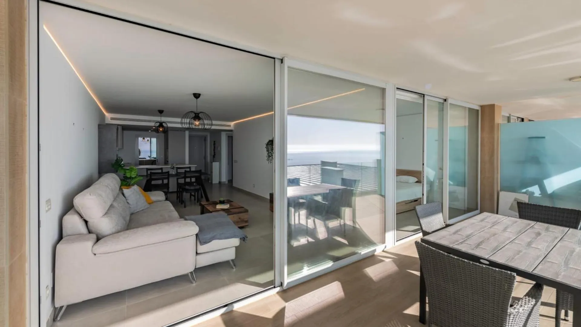 Apartment Serene Seaview Retreat In Higueron: 2Br Oasis Fuengirola Spain